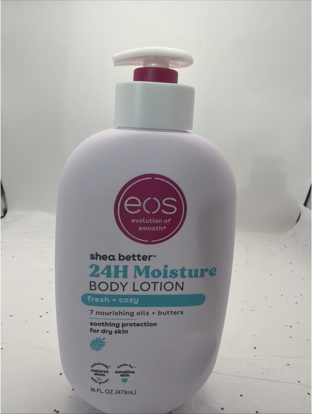 eos Shea Better Body Lotion Fresh & Cozy 16 oz 24H Moisture Shea Butter NEW